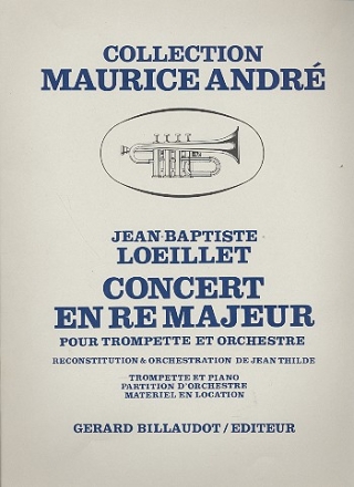 Concert en r majeur pour trompette et orchestre pour trompette et piano