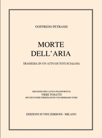 Morte dell' aria (dt/it)  riduzione per canto e pianoforte