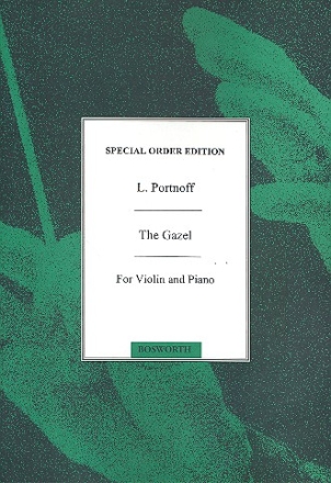 The Gazel for violin and piano Verlagskopie