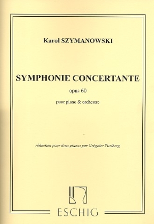 Symphonie concertante pour piano et orchestre reduction pour 2 pianos