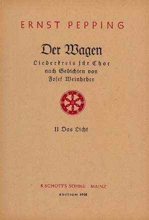 Der Wagen fr gemischten Chor (SATB)