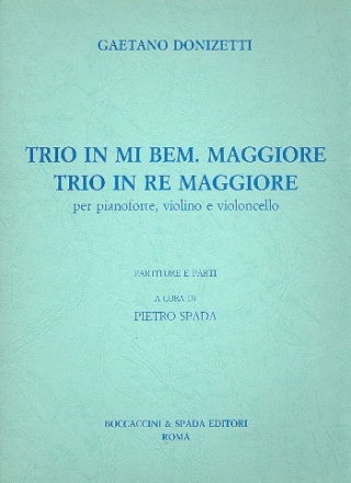 Trio in re maggiore per pianoforte, violino e violoncello