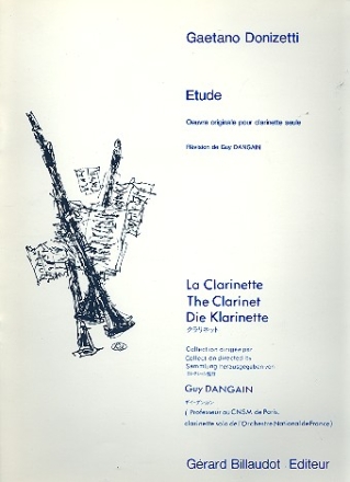 Etude pour clarinette seule