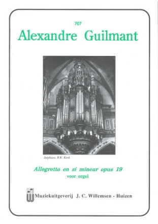 Allegretto h-Moll op.19 fr Orgel