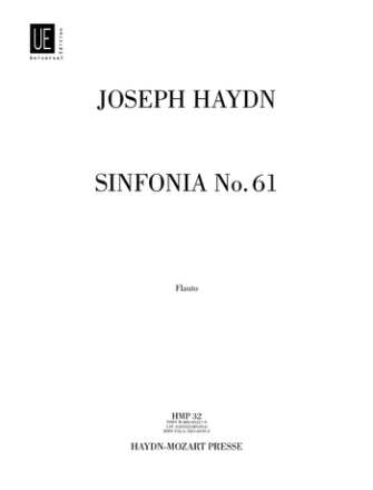 SINFONIE D-DUR NR.61 FUER ORCHESTER,  HARMONIESTIMMEN