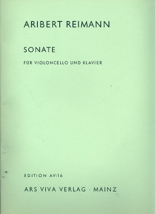 Sonate fr Violoncello und Klavier