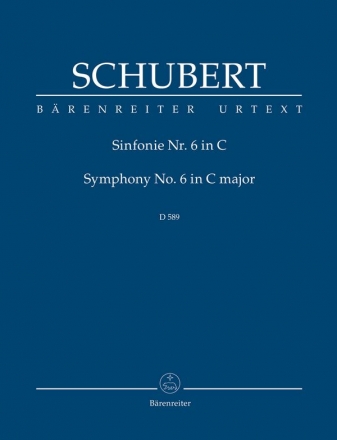 Sinfonie C-Dur Nr.6 D589 fr Orchester Studienpartitur