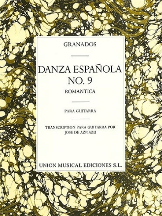 Danza espagnola no.9 para guitarra