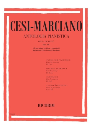 Antologia pianistica per la gioventu vol.3