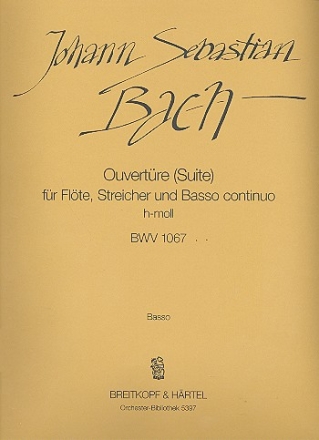 Ouvertre h-Moll Nr.2 BWV1067 fr Flte und Streichorchester Violoncello / Kontrabass