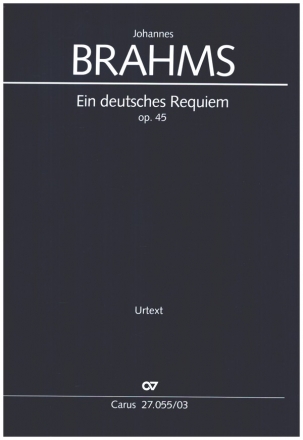 Ein deutsches Requiem op.45 fr Soli, gem Chor und Orchester Klavierauszug