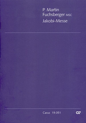 Jakobi-Messe fr gem Chor und Blser Partitur (= Orgel)