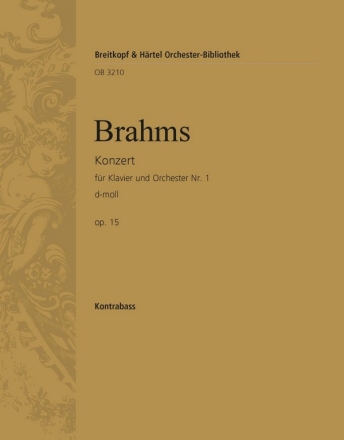 Konzert d-Moll Nr.1 op.15 fr Klavier und Orchester Kontrabass