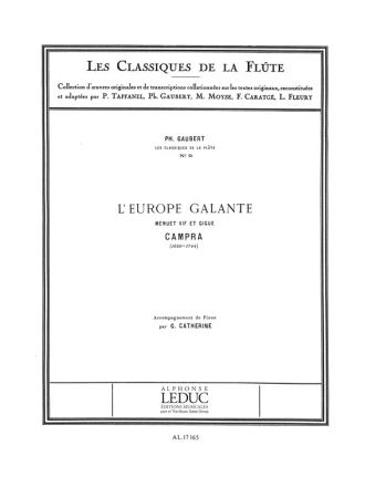 L'Europe galante pour flte et piano