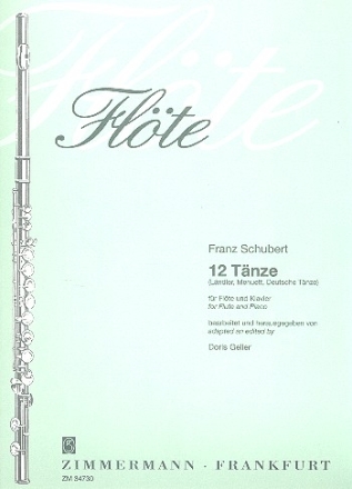 12 Tnze fr Flte und Klavier