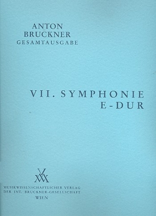 Sinfonie E-Dur Nr.7 fr Orchester Partitur