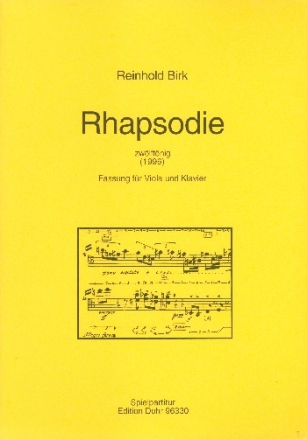 Rhapsodie fr Viola und Klavier