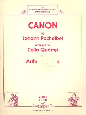 Canon for 4 violoncellos score+parts