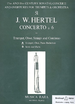 Concerto  6 fr Trompete, Oboe, Steicher und Bc fr Trompete, Oboe und Klavier