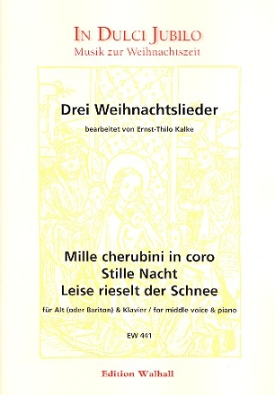 3 weihnachtslieder fr Alt (Bariton) und Klavier