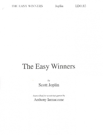 The easy Winners for flute, oboe, clarinet, horn and bassoon score and parts