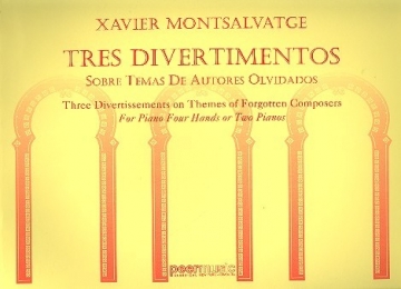 3 Divertimentos for piano 4 hands (2 pianos) score