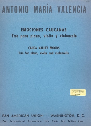 Emociones caucanas for for violin, cello and piano