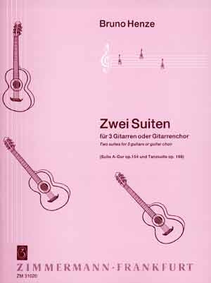 2 Suiten op.154 und op.168 fr 3 Gitarren (Gitarrenchor)