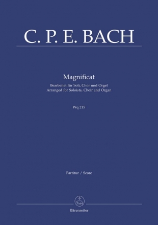 Magnificat WQ215 fr Soli, Chor und Orgel Partitur (la)