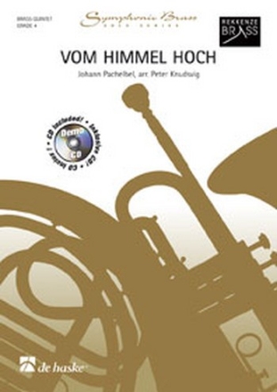 VOM HIMMEL HOCH (+CD) FUER FUER 2 TROMPETEN, HORN, POSAUNE UND TUBA,  PARTITUR UND STIMMEN