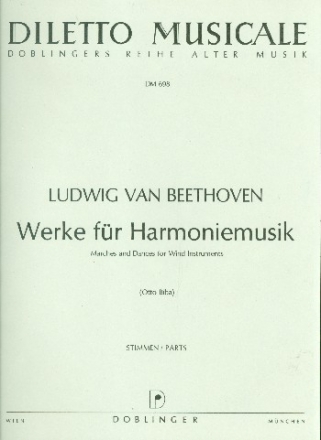 Werke fr Harmoniemusik fr gemischtes Blserensemble und Trommel Stimmen