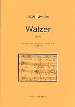 Walzer fr gem Chor (SATB) a cappella Singpartitur