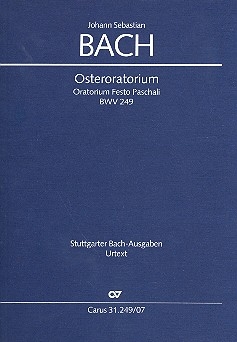 Osteroratorium BWV249 fr Soli, Chor und Orchester Studienpartitur