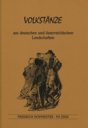 Volkstnze aus deutschen und sterreichischen Landschaften fr Klavier