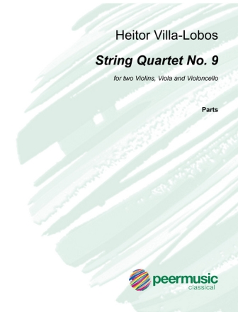 String Quartet no.9 for 2 violins, viola and violoncello parts