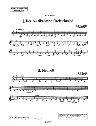 Gradus ad symphoniam Band 1 - Unterstufe fr Streichorchester Violine 3