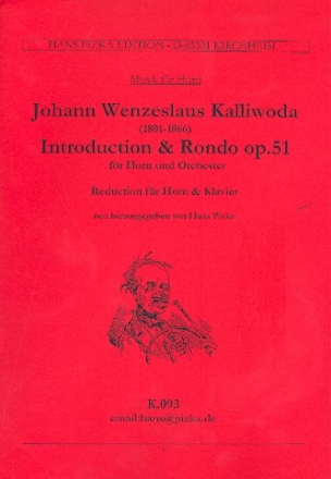 Introduction et rondeau op.51 fr Horn und Orchester fr Horn und Klavier