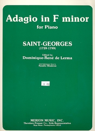 Adagio f minor - for piano