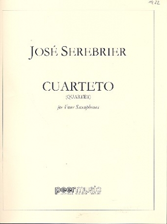 Cuarteto for 4 saxophones (SATB) score