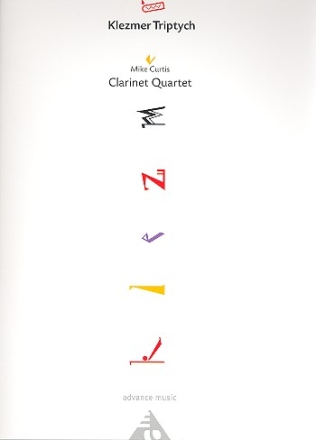 Klezmer Triptych for 4 clarinets score and parts