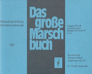 Das groe Marschbuch fr Blasorchester Trompete 3