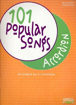 101 popular Songs for accordion