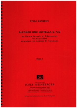 Alfonso und Estrella D732 fr Blseroktett und Kontrabass Stimmen