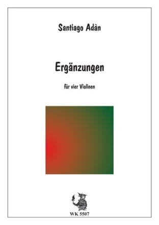 Ergnzungen fr 4 Violinen Partitur