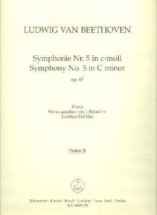 Sinfonie c-Moll Nr.5 op.67 fr Orchester Violine 2