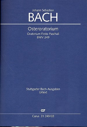 Osteroratorium BWV249  fr Soli, Chor und Orchester (2. Fassung) Klavierauszug (dt/en)