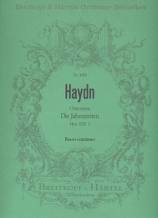 Die Jahreszeiten Hob.XXI:3 Oratorium fr Soli, Chor und Orchester Klavier / Cembalo