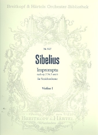 Impromptu nach op.5,5 und op.5,6 fr Streichorchester Violine 1