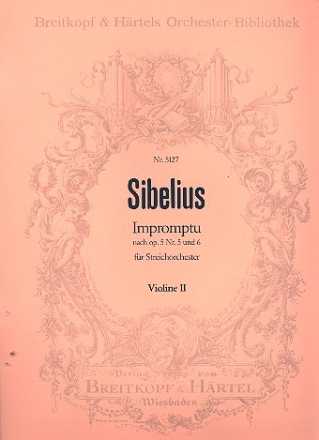 Impromptu nach op.5,5 und op.5,6 fr Streichorchester Violine 2