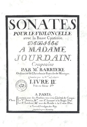 Sonates vol.2 pour le violoncelle avec la basse continue